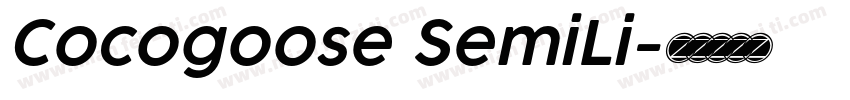 Cocogoose SemiLi字体转换